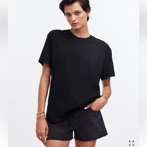 nwt madewell cotton relaxed oversized tee